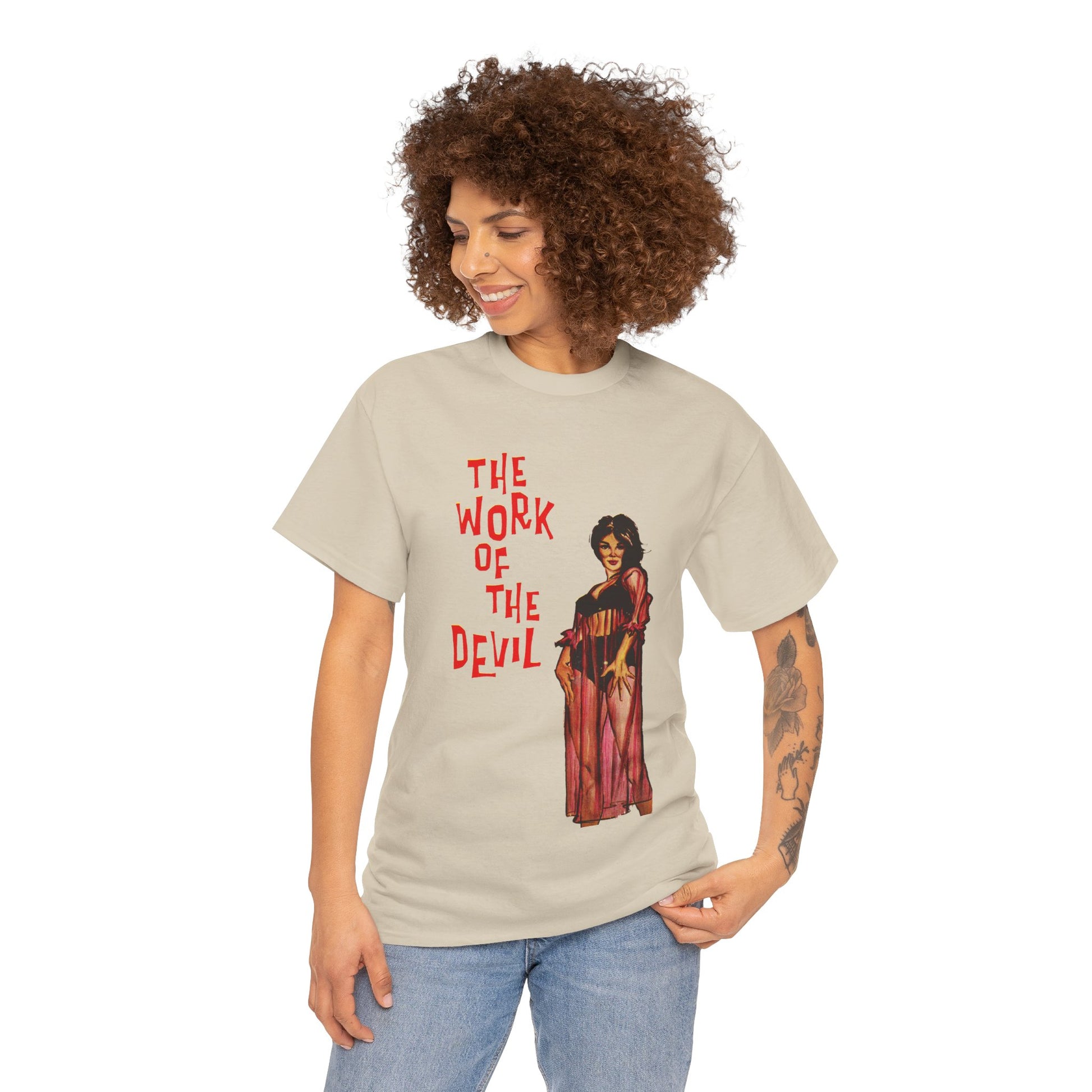 The Work Of The Devil T-shirt - Retro Au Go Go