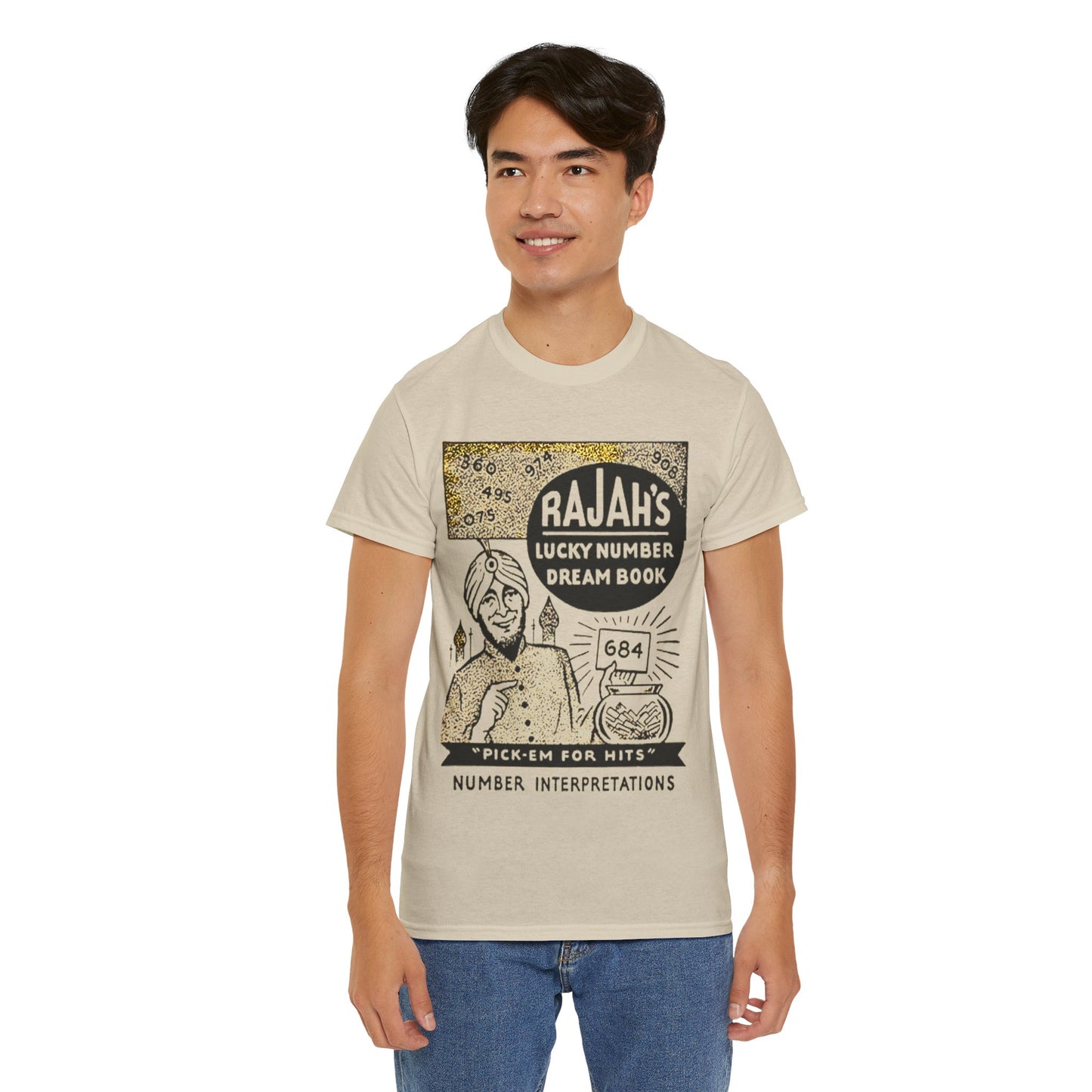 Rajah’s Lucky Number Dream Book T-Shirt - Retro Au Go Go