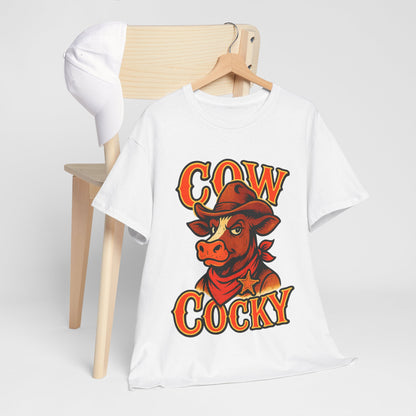 Cow Cocky T-Shirt - Retro Au Go Go