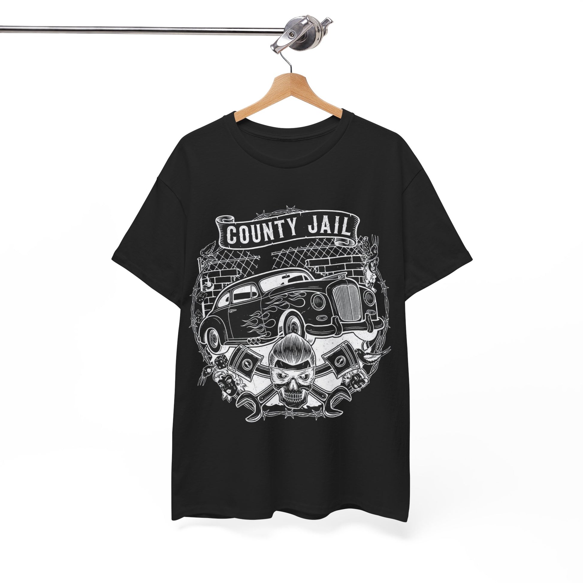County Jail T-Shirt - Retro Au Go Go