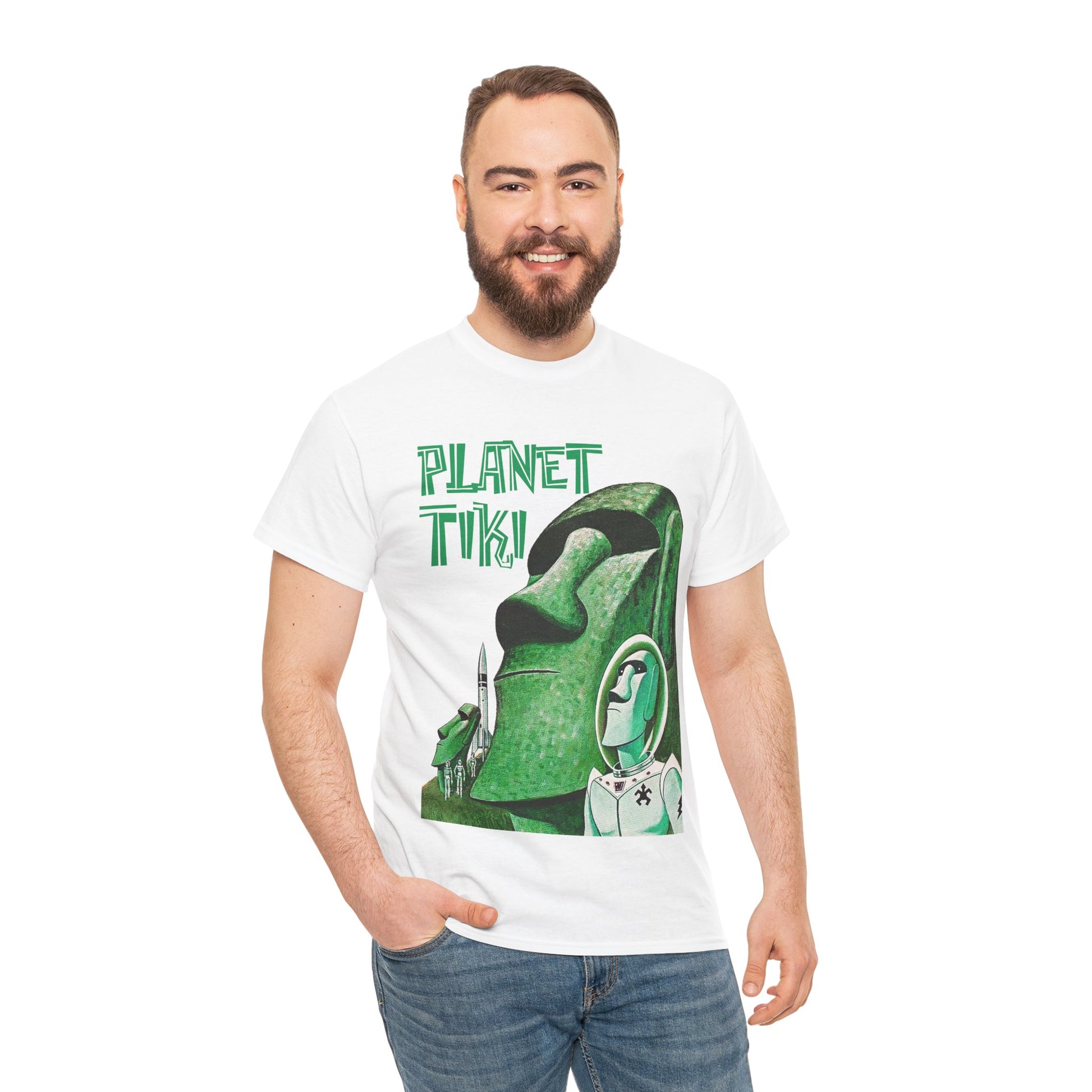 Planet Tiki T-shirt - Retro Au Go Go