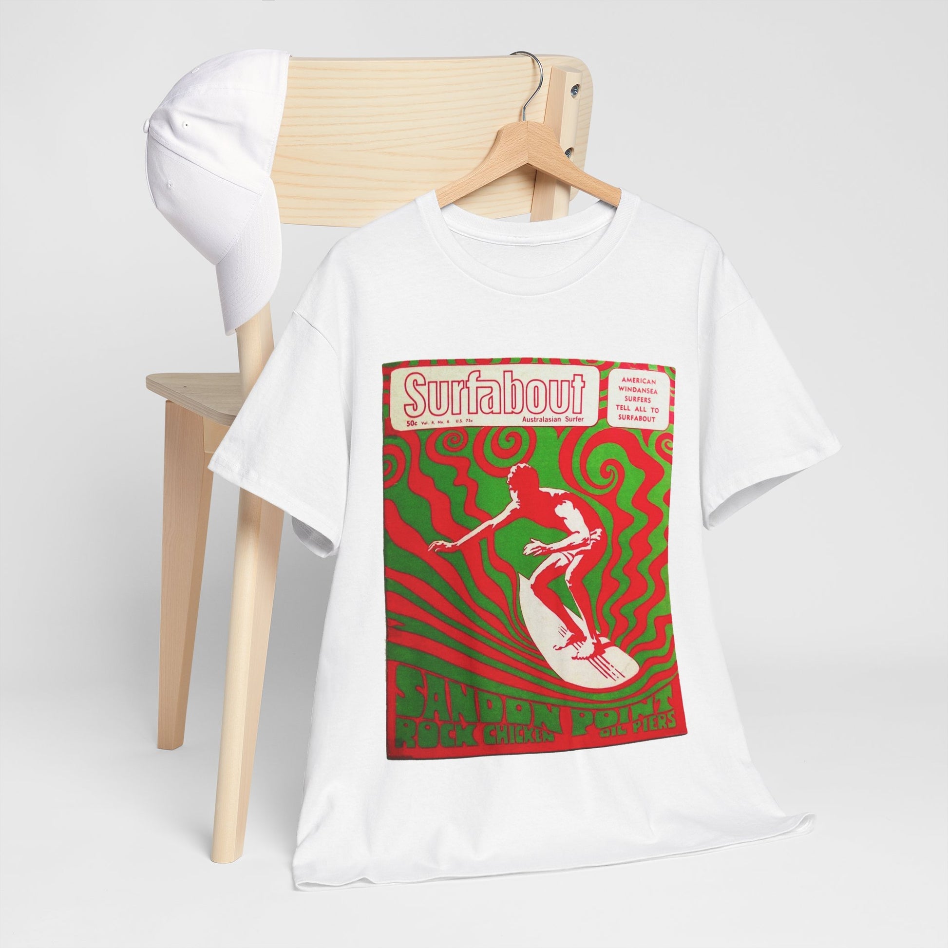 Surfabout Magazine T-shirt - Retro Au Go Go