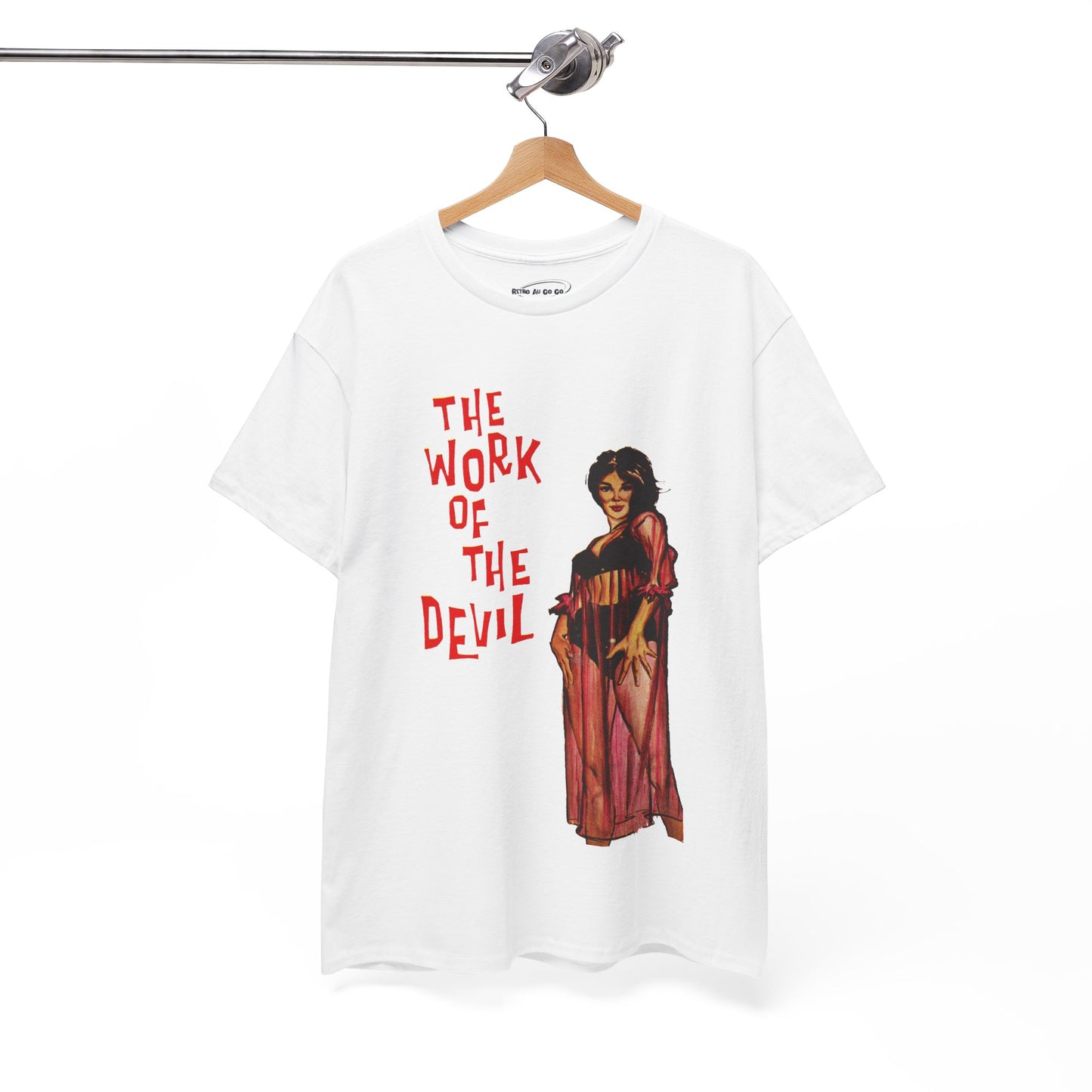 The Work Of The Devil T-shirt - Retro Au Go Go