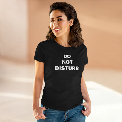 Do Not Disturb Womens T-Shirt - Retro Au Go Go