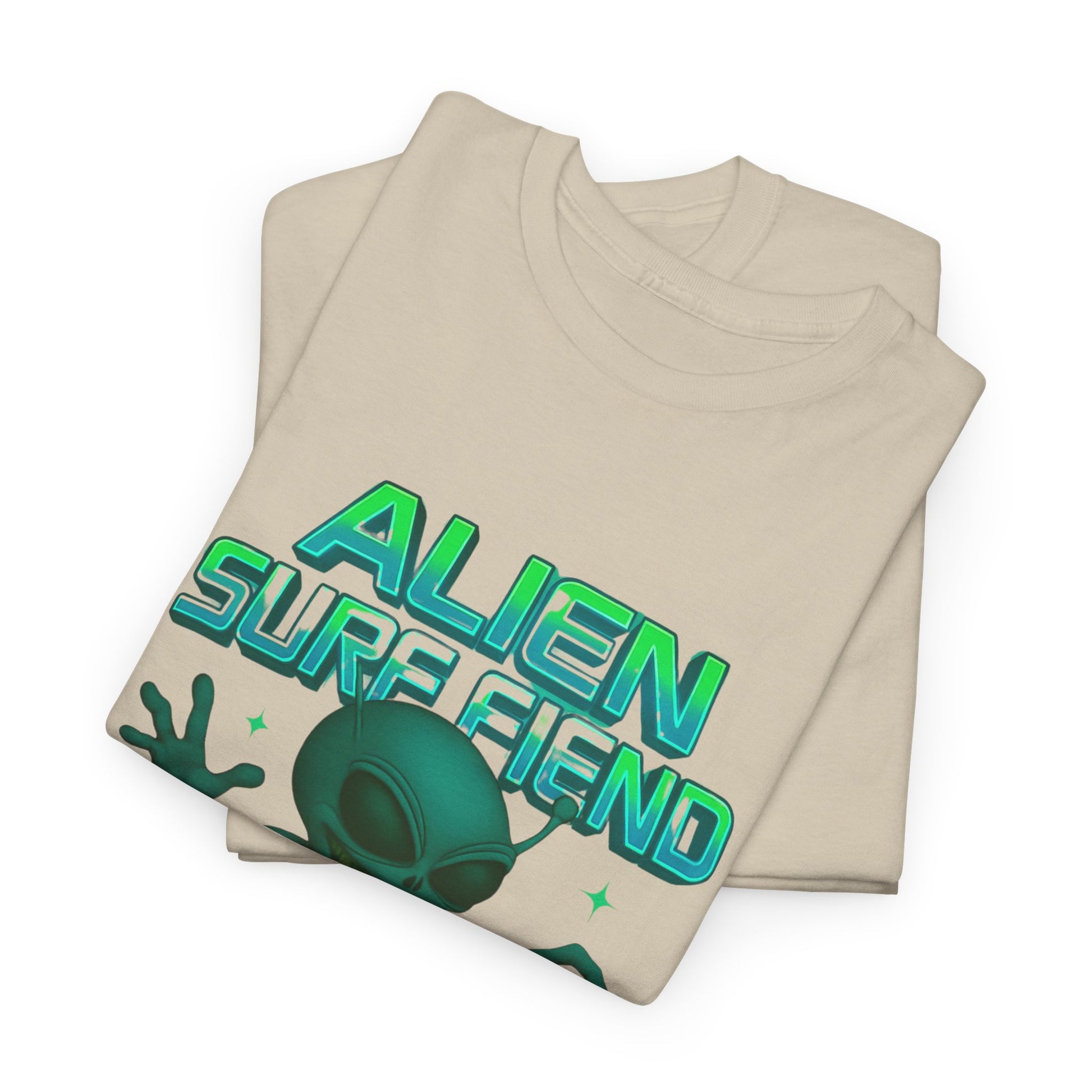 Alien Surf Fiend T-shirt - Retro Au Go Go