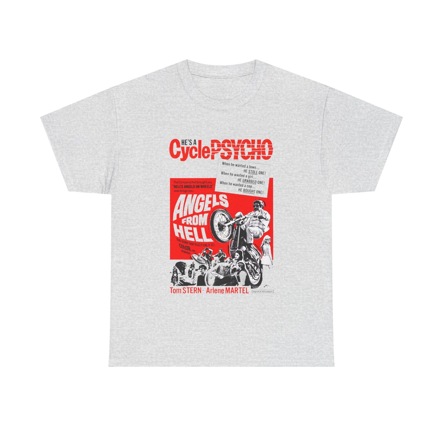 Cycle Psycho T-Shirt - Retro Au Go Go