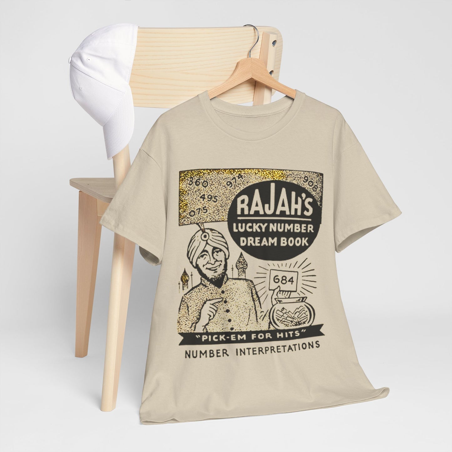 Rajah’s Lucky Number Dream Book T-Shirt - Retro Au Go Go