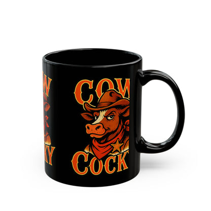 Cow Cocky Cowboy Mug - Retro Au Go Go