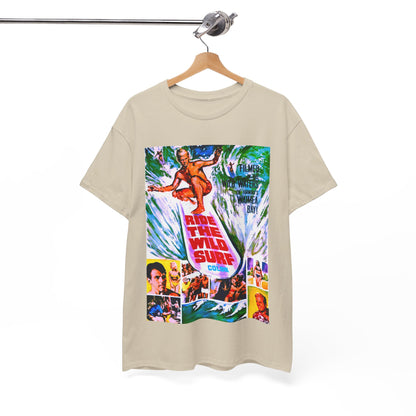 Ride The Wild Surf T-shirt - Retro Au Go Go