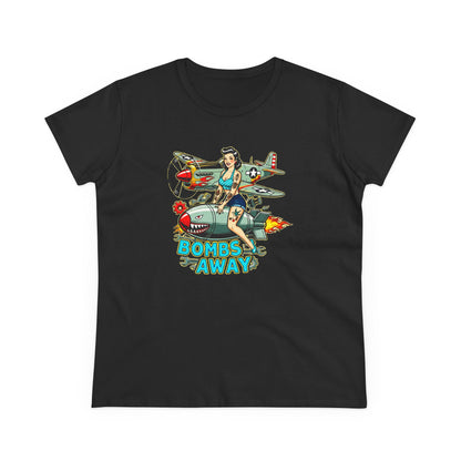 Bombs Away Womens T-Shirt - Retro Au Go Go