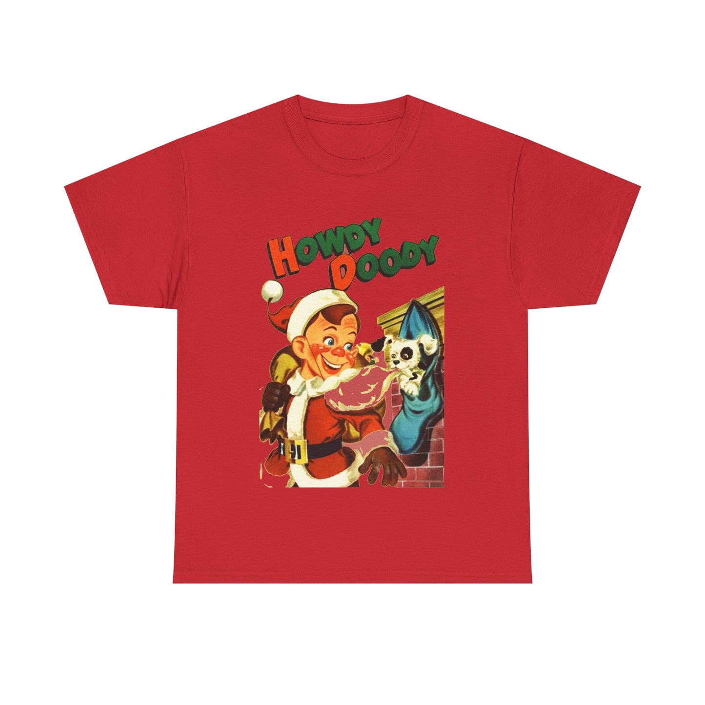 Howdy Doody Christmas T-shirt - Retro Au Go Go