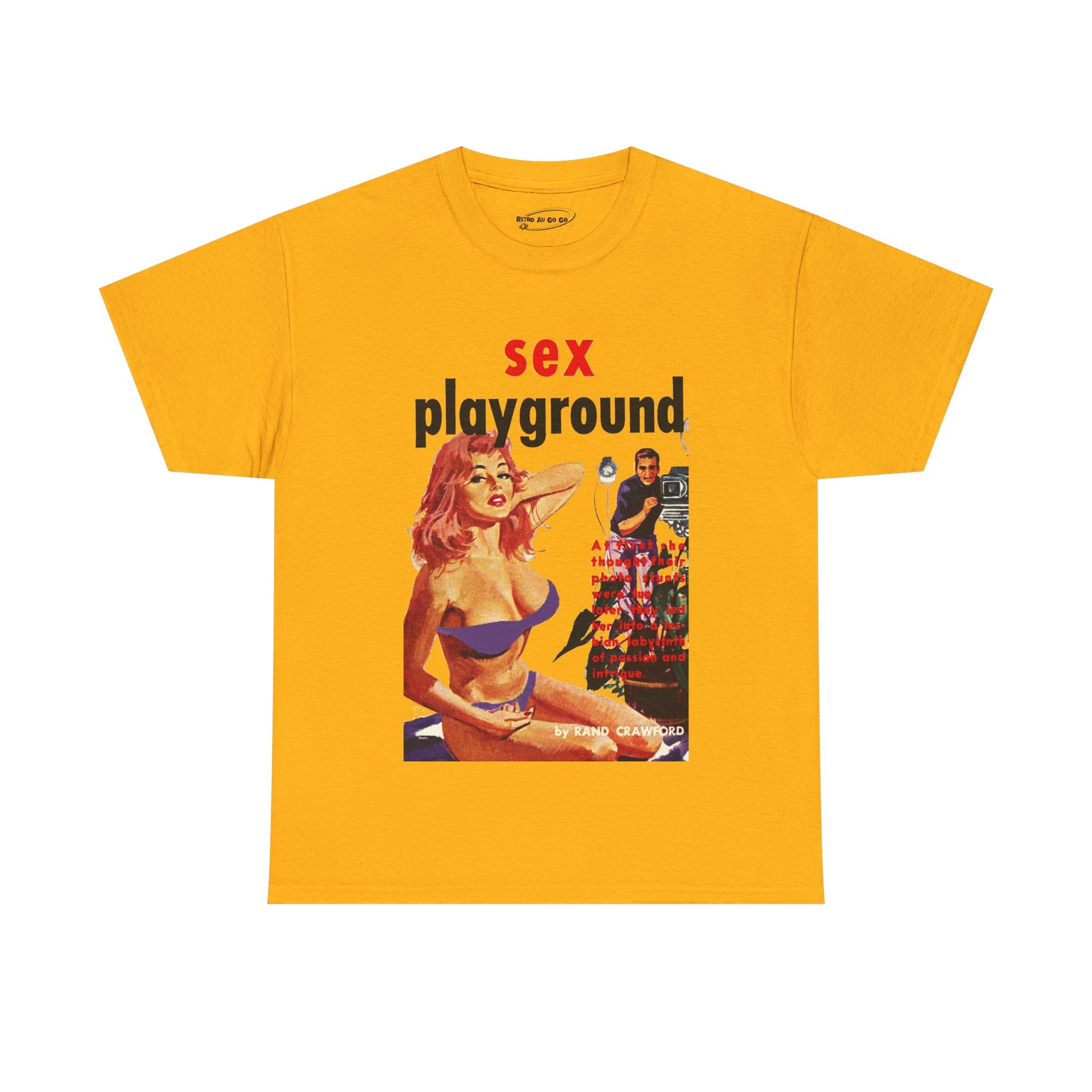 Sex Playground T-shirt - Retro Au Go Go