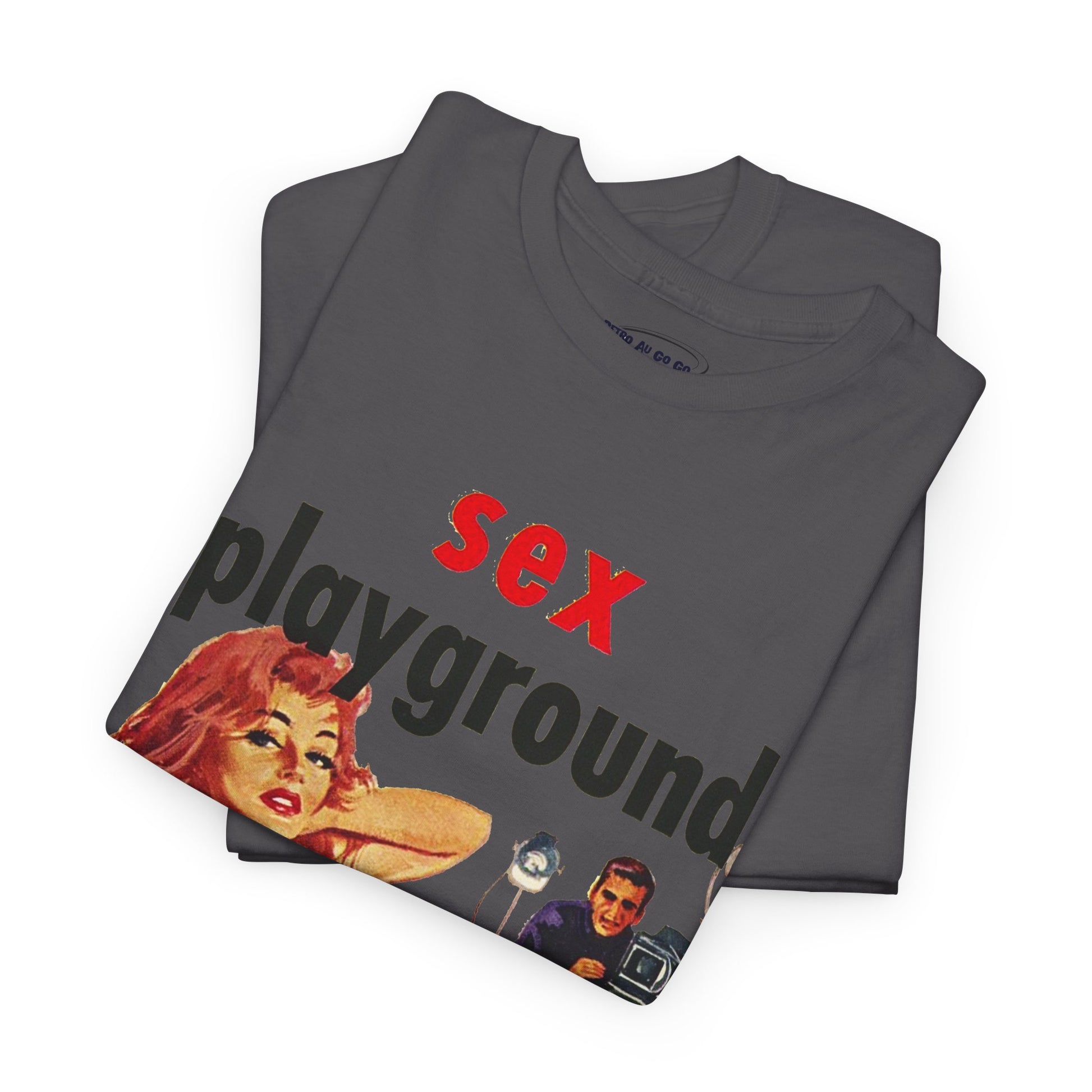 Sex Playground T-shirt - Retro Au Go Go