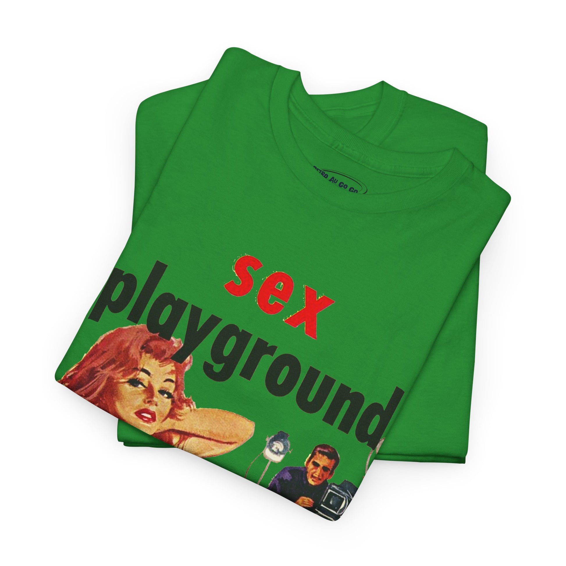 Sex Playground T-shirt - Retro Au Go Go