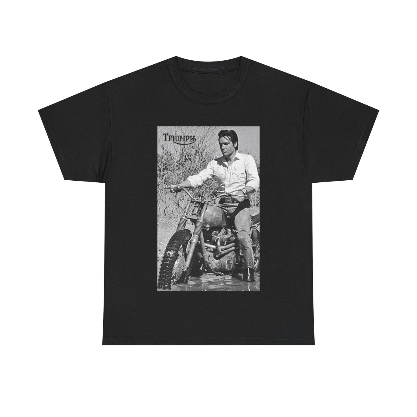 Elvis Chopper T-shirt - Retro Au Go Go