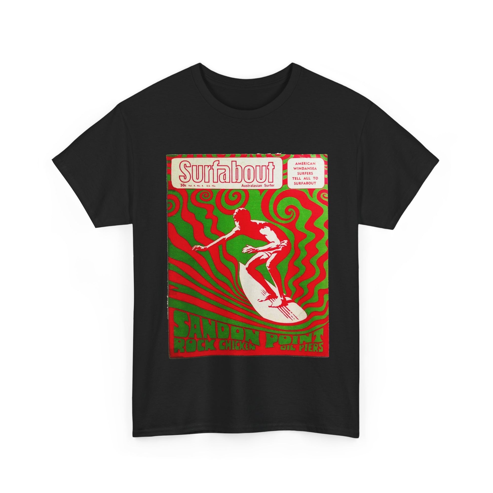 Surfabout Magazine T-shirt - Retro Au Go Go