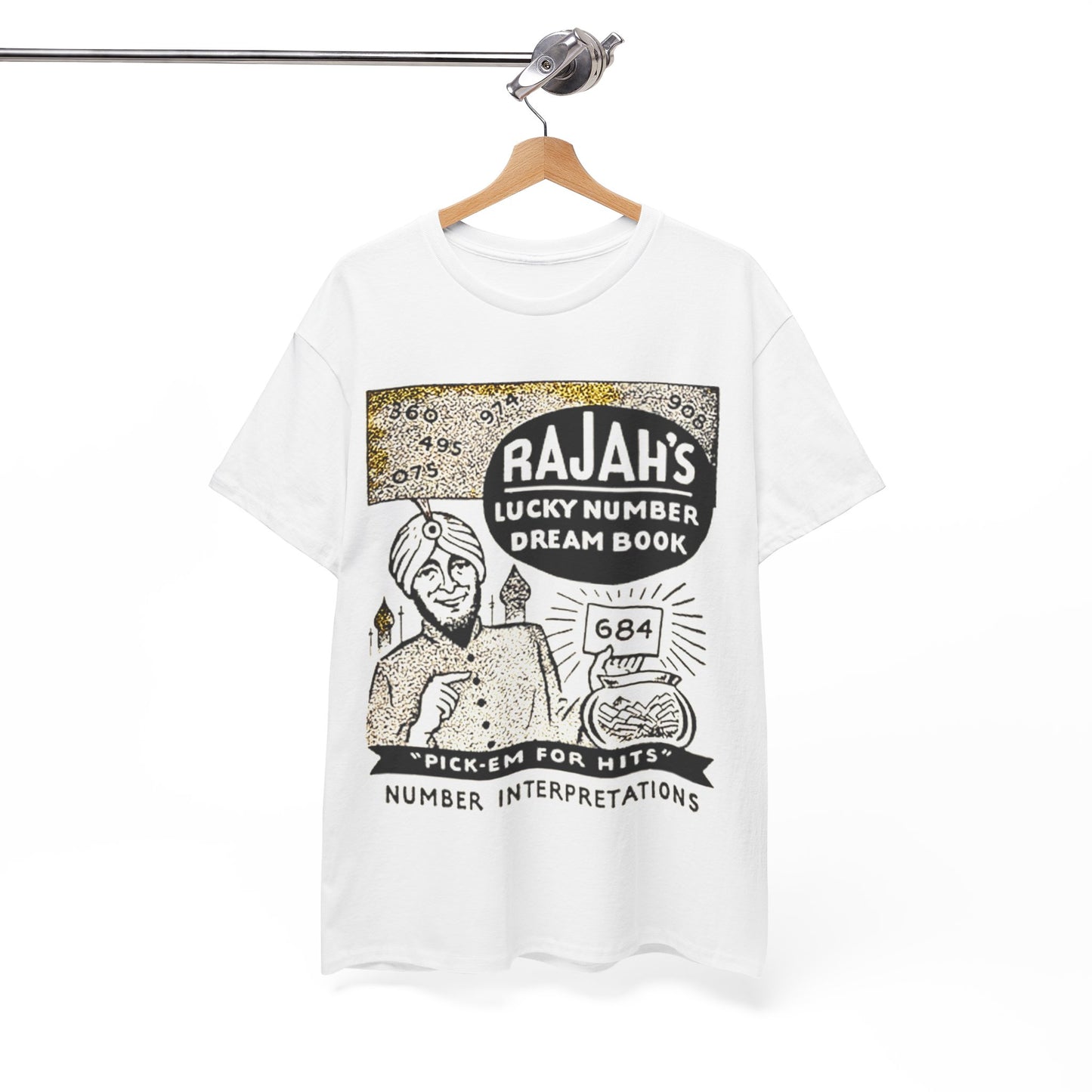 Rajah’s Lucky Number Dream Book T-Shirt - Retro Au Go Go