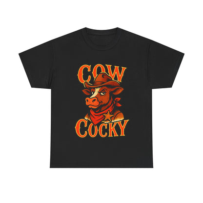 Cow Cocky T-Shirt - Retro Au Go Go