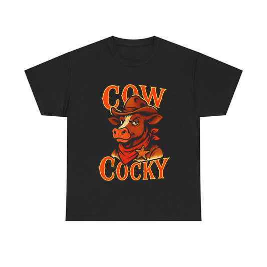 Cow Cocky T-Shirt - Retro Au Go Go