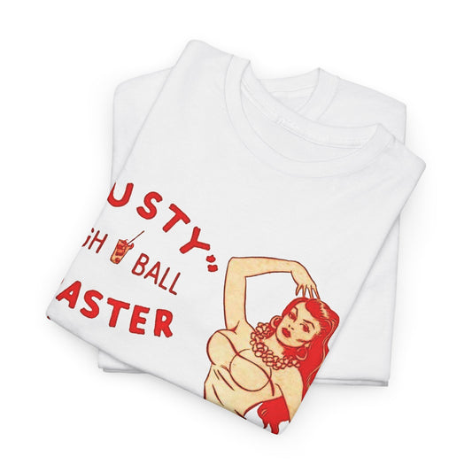Busty Highball T-shirt - Retro Au Go Go