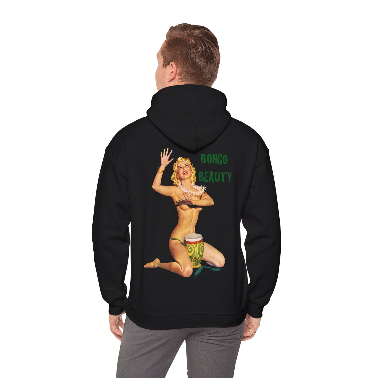 Bongo Beauty Hooded Sweatshirt - Retro Au Go Go