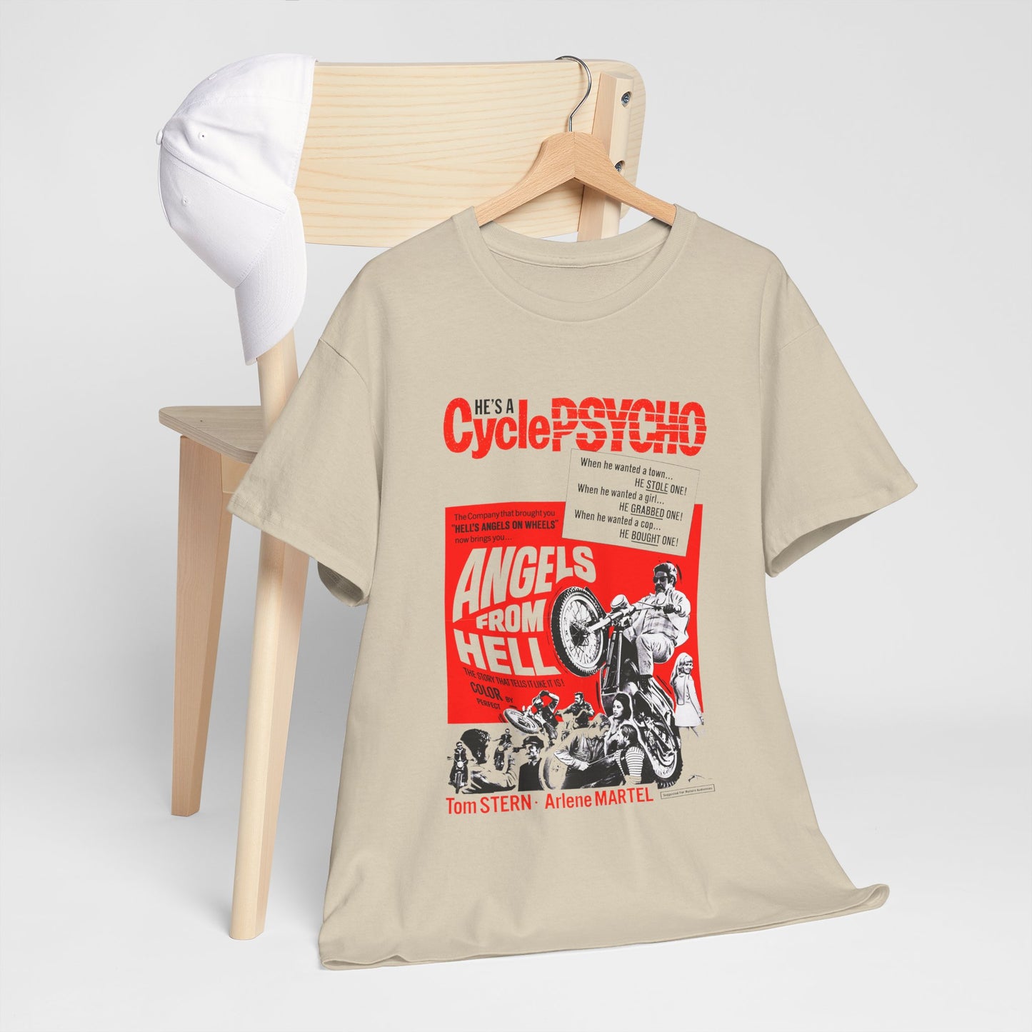 Cycle Psycho T-Shirt - Retro Au Go Go