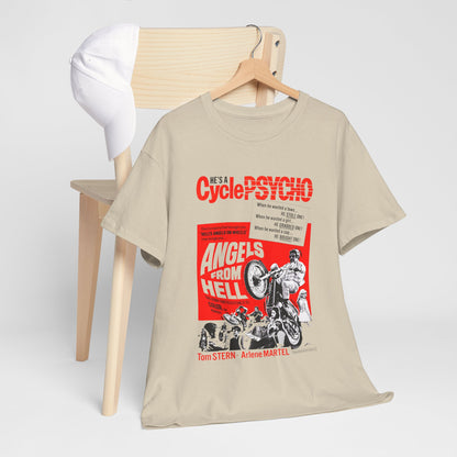 Cycle Psycho T-Shirt - Retro Au Go Go
