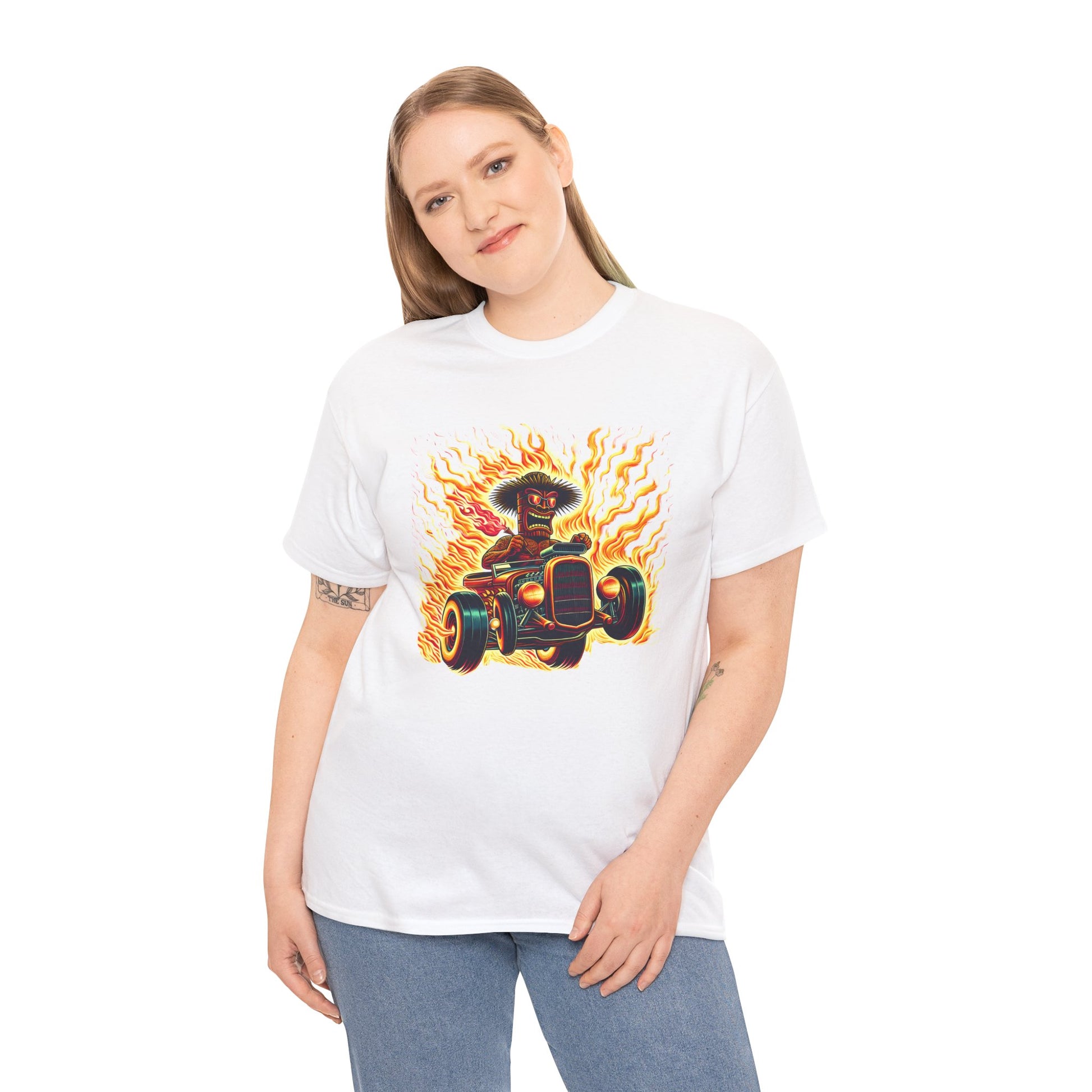 Tiki Hotrodder T-shirt - Retro Au Go Go
