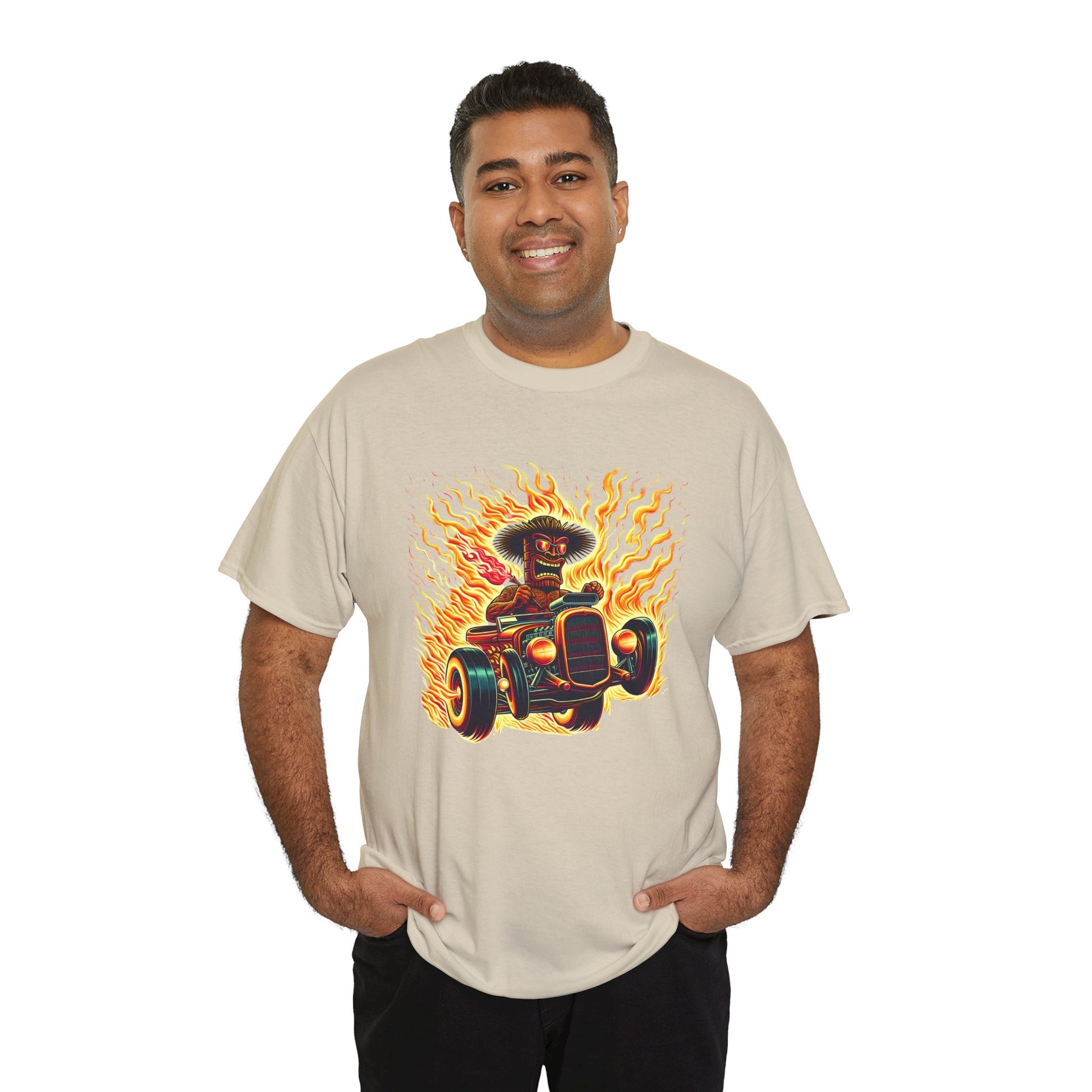 Tiki Hotrodder T-shirt - Retro Au Go Go