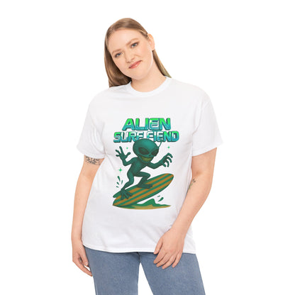 Alien Surf Fiend T-shirt - Retro Au Go Go