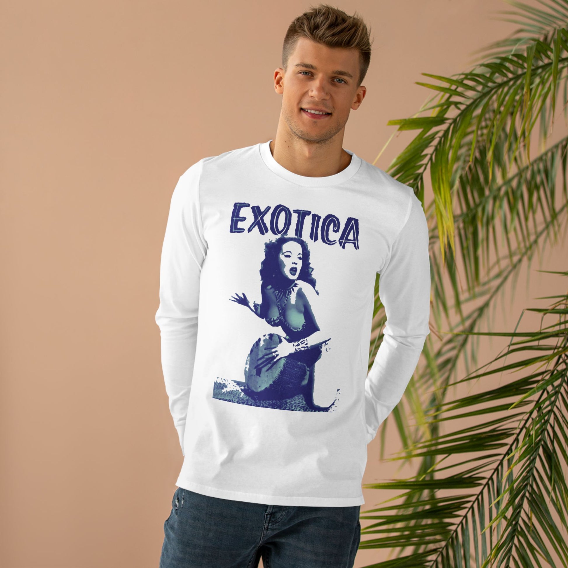Exotica Long Sleeve T-Shirt - Retro Au Go Go