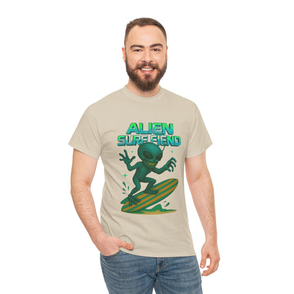 Alien Surf Fiend T-shirt - Retro Au Go Go