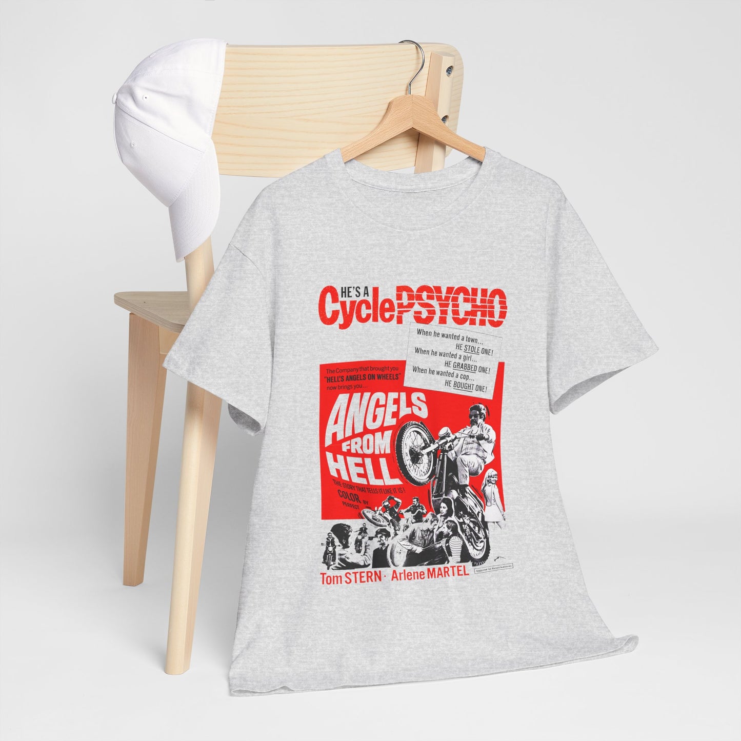 Cycle Psycho T-Shirt - Retro Au Go Go
