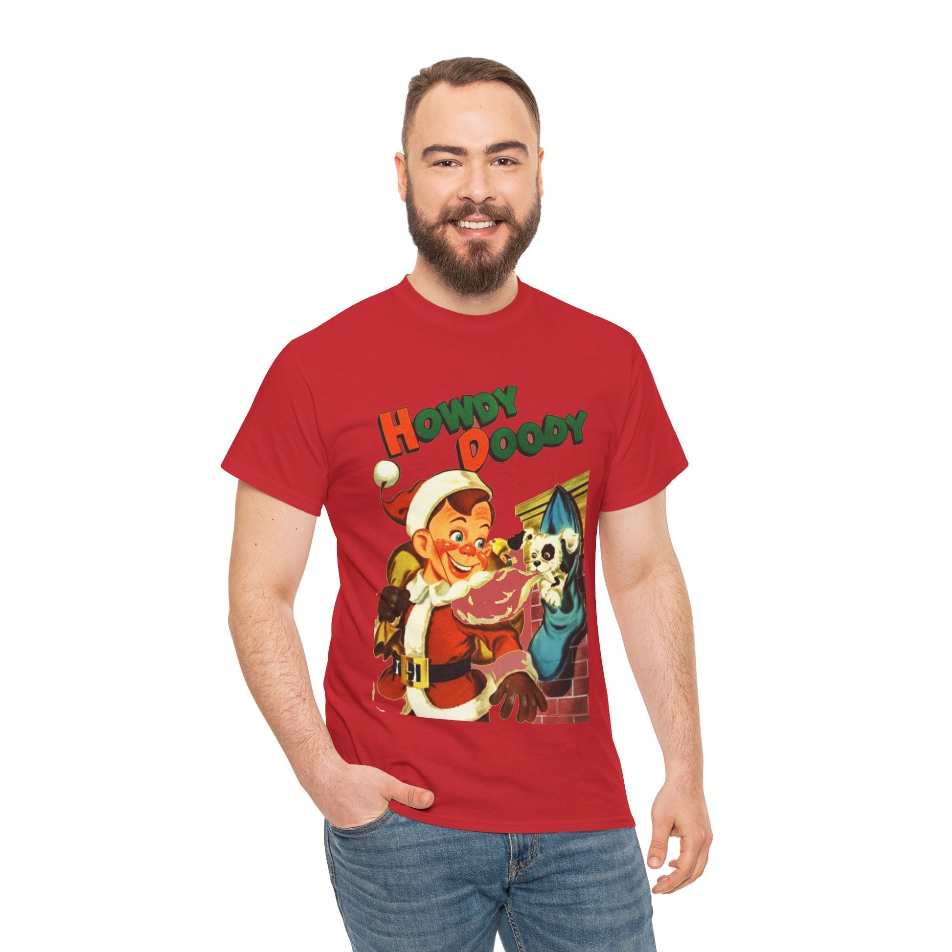 Howdy Doody Christmas T-shirt - Retro Au Go Go