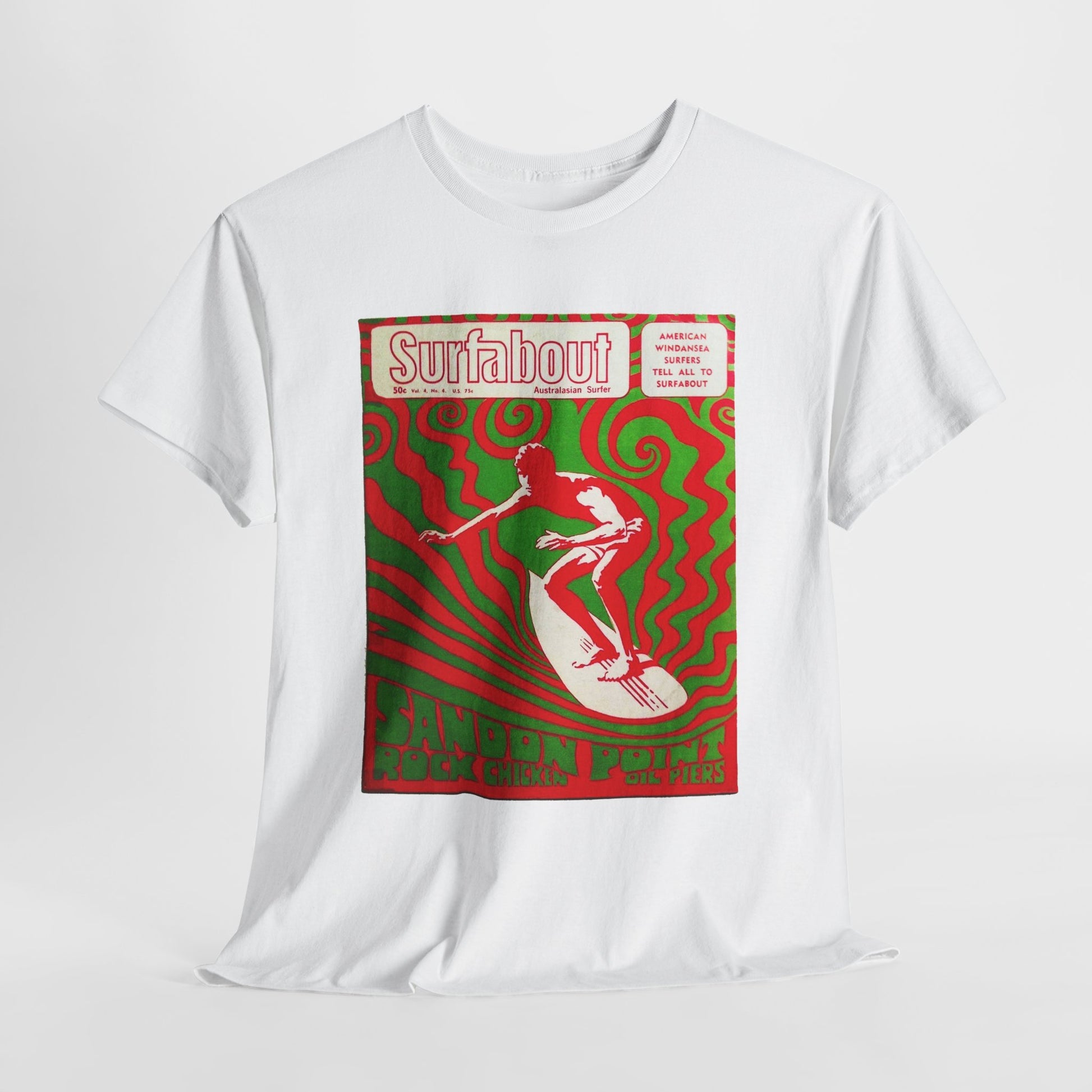 Surfabout Magazine T-shirt - Retro Au Go Go