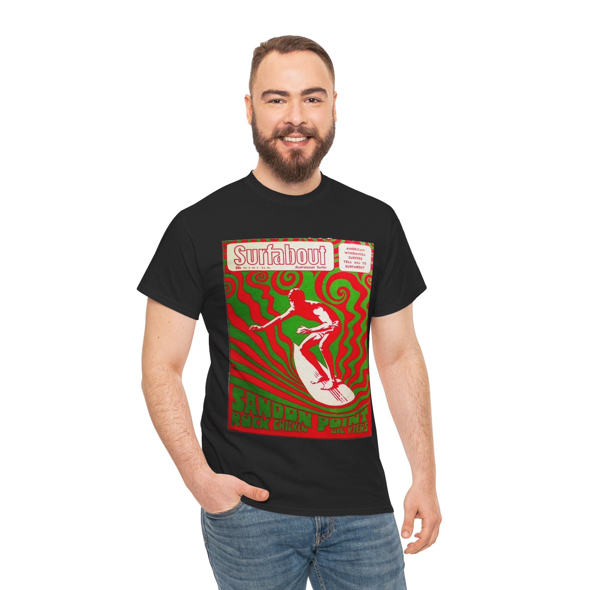 Surfabout Magazine T-shirt - Retro Au Go Go