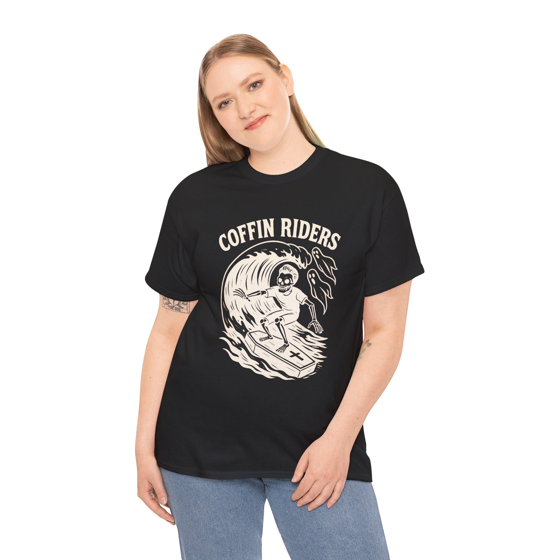 Coffin Riders T-shirt - Retro Au Go Go