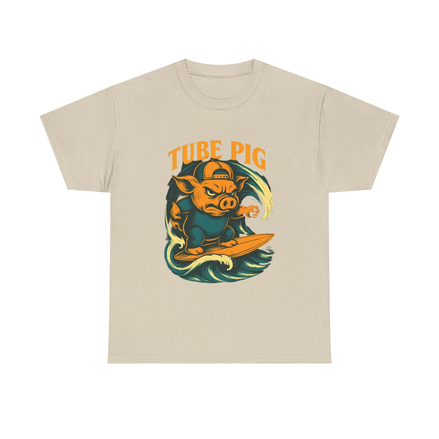 Tube Pig T-shirt - Retro Au Go Go
