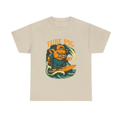 Tube Pig T-shirt - Retro Au Go Go