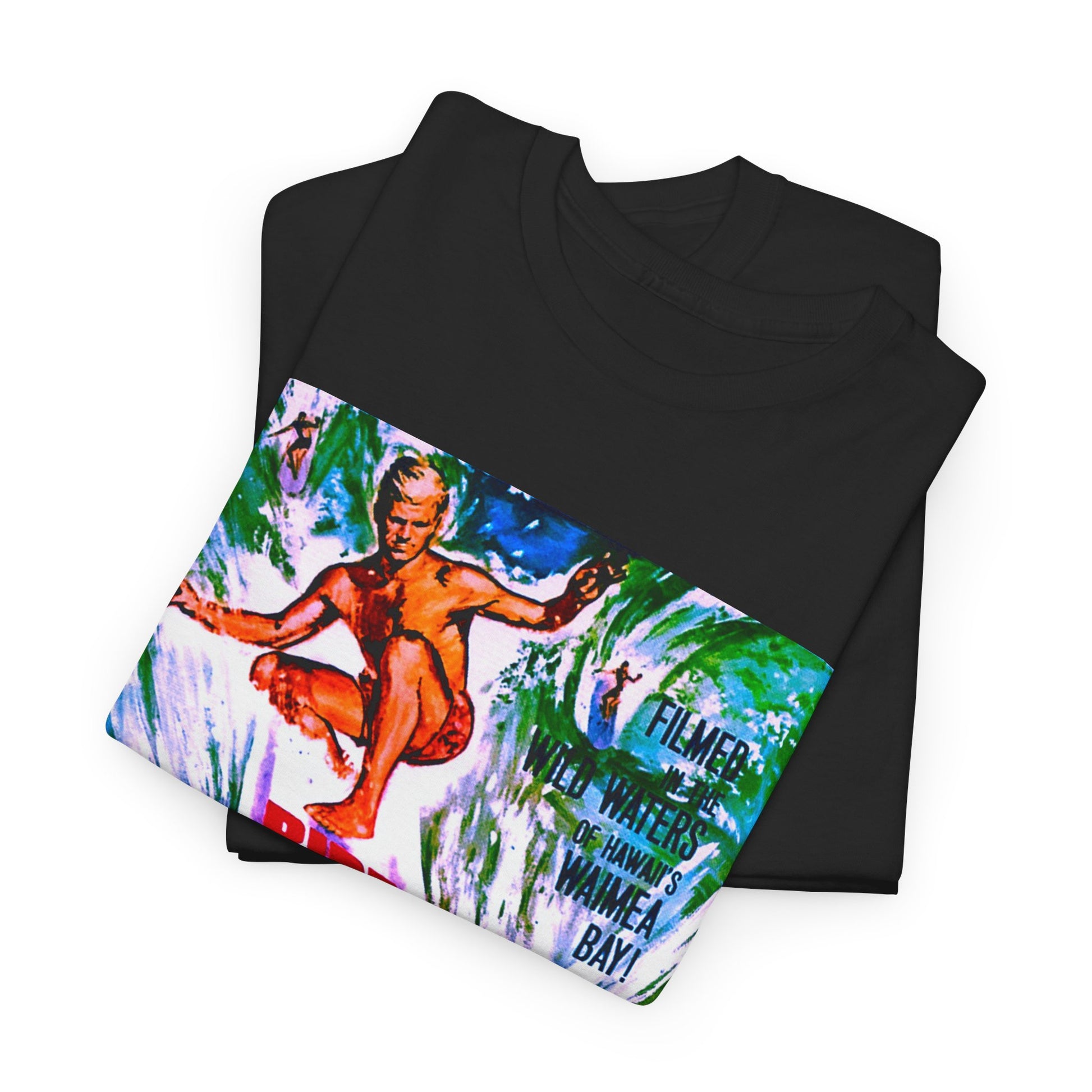 Ride The Wild Surf T-shirt - Retro Au Go Go