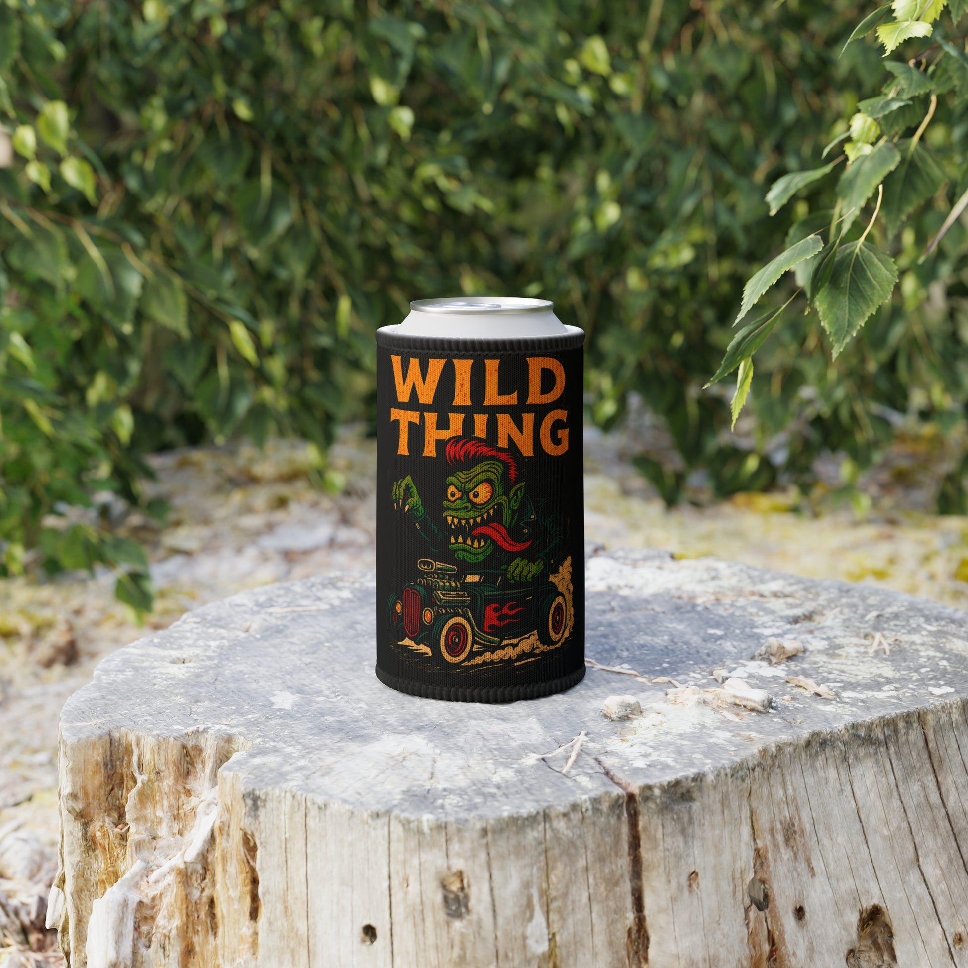 Wild Thing Rodder Stubby Cooler - Retro Au Go Go