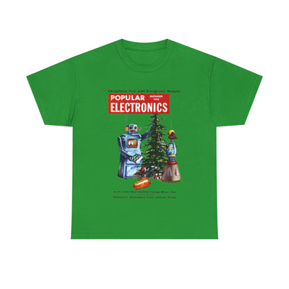 Robots Christmas T-shirt - Retro Au Go Go