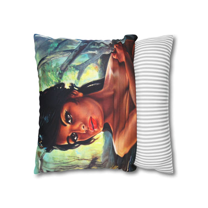 Throw Pillowcase - JH Lynch The Nymph Mid Century Retro Vintage 60s - Retro Au Go Go