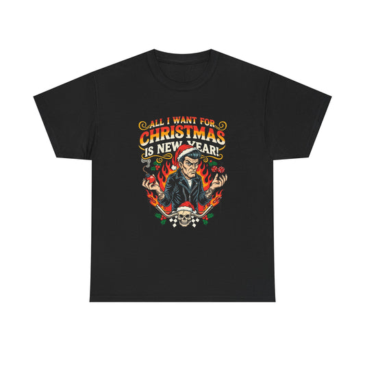 All I Want For Christmas T-shirt - Retro Au Go Go