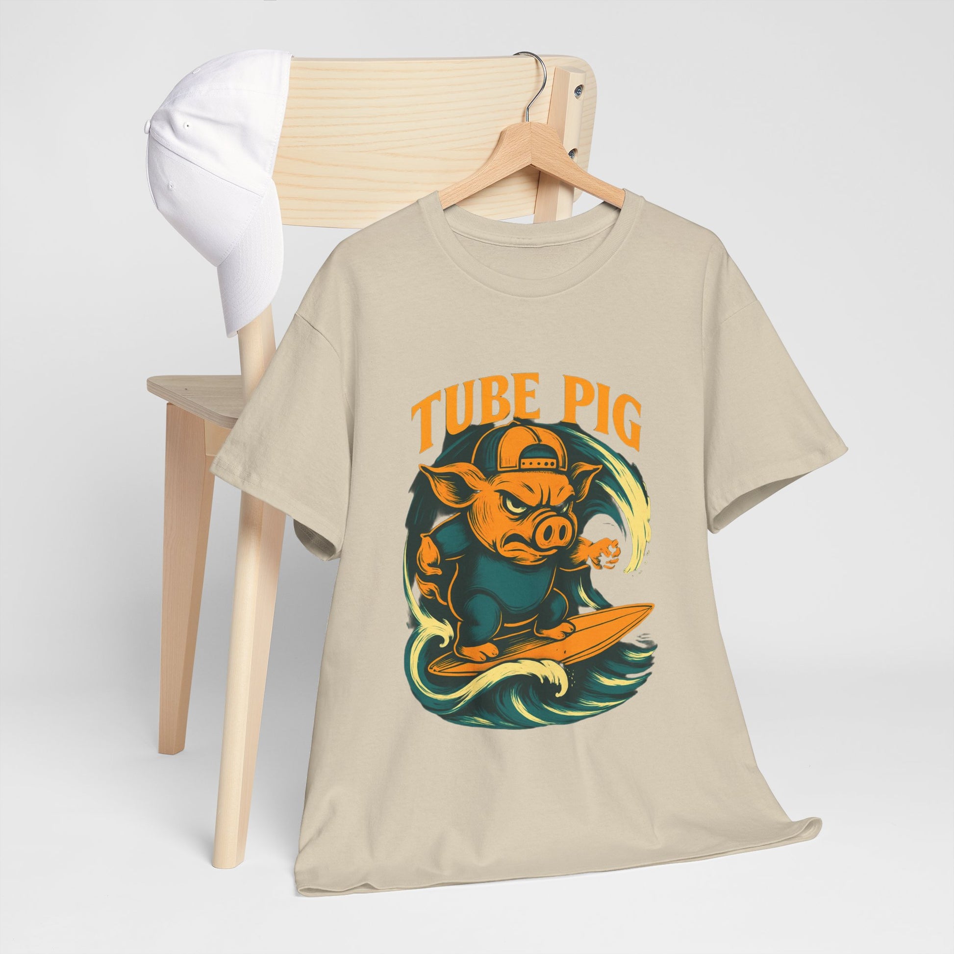 Tube Pig T-shirt - Retro Au Go Go