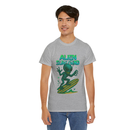 Alien Surf Fiend T-shirt - Retro Au Go Go