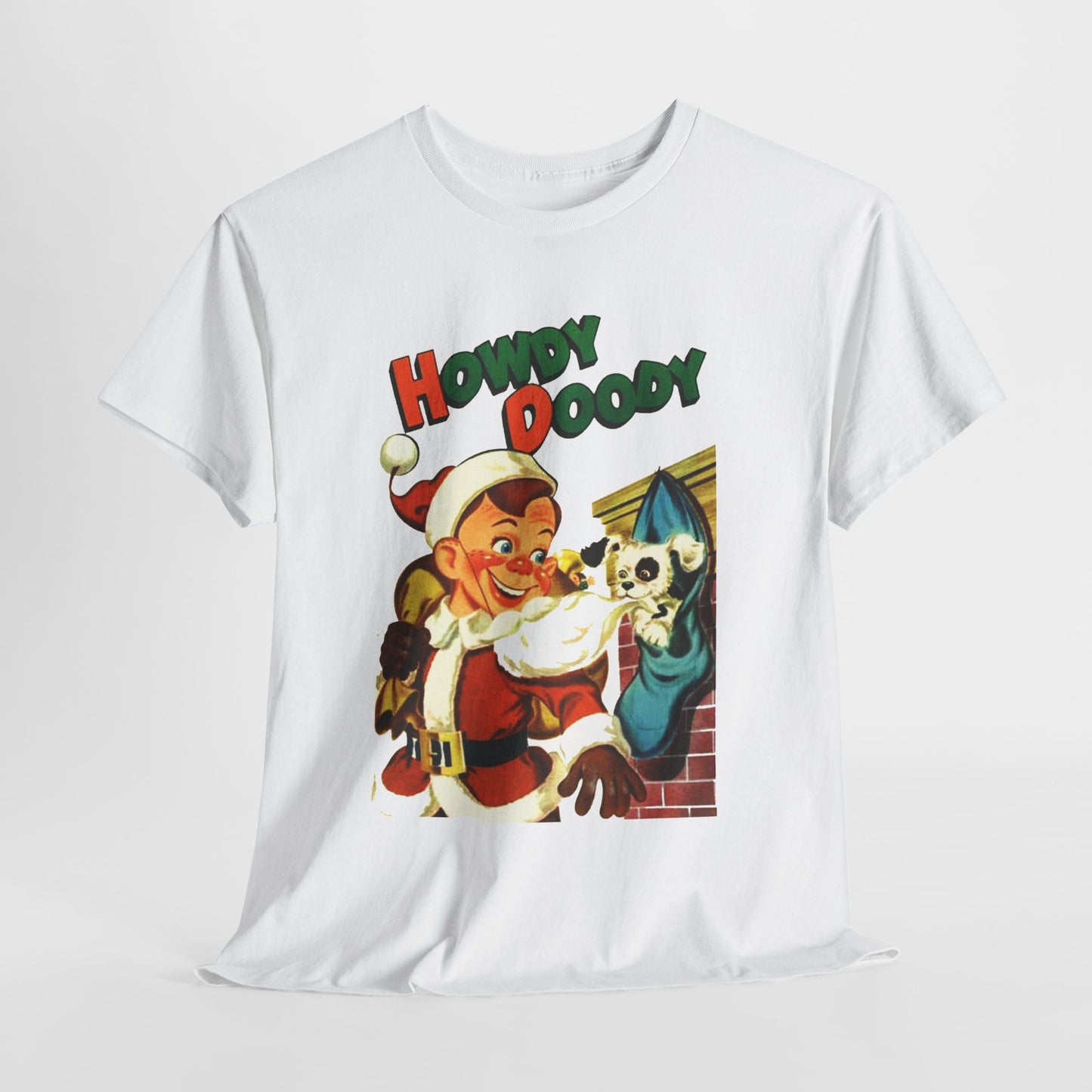 Howdy Doody Christmas T-shirt - Retro Au Go Go