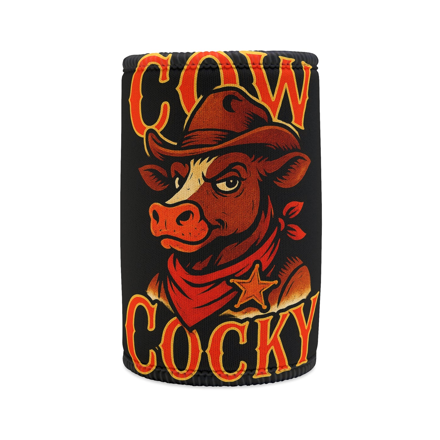 Cow Cocky Stubby Cooler - Retro Au Go Go