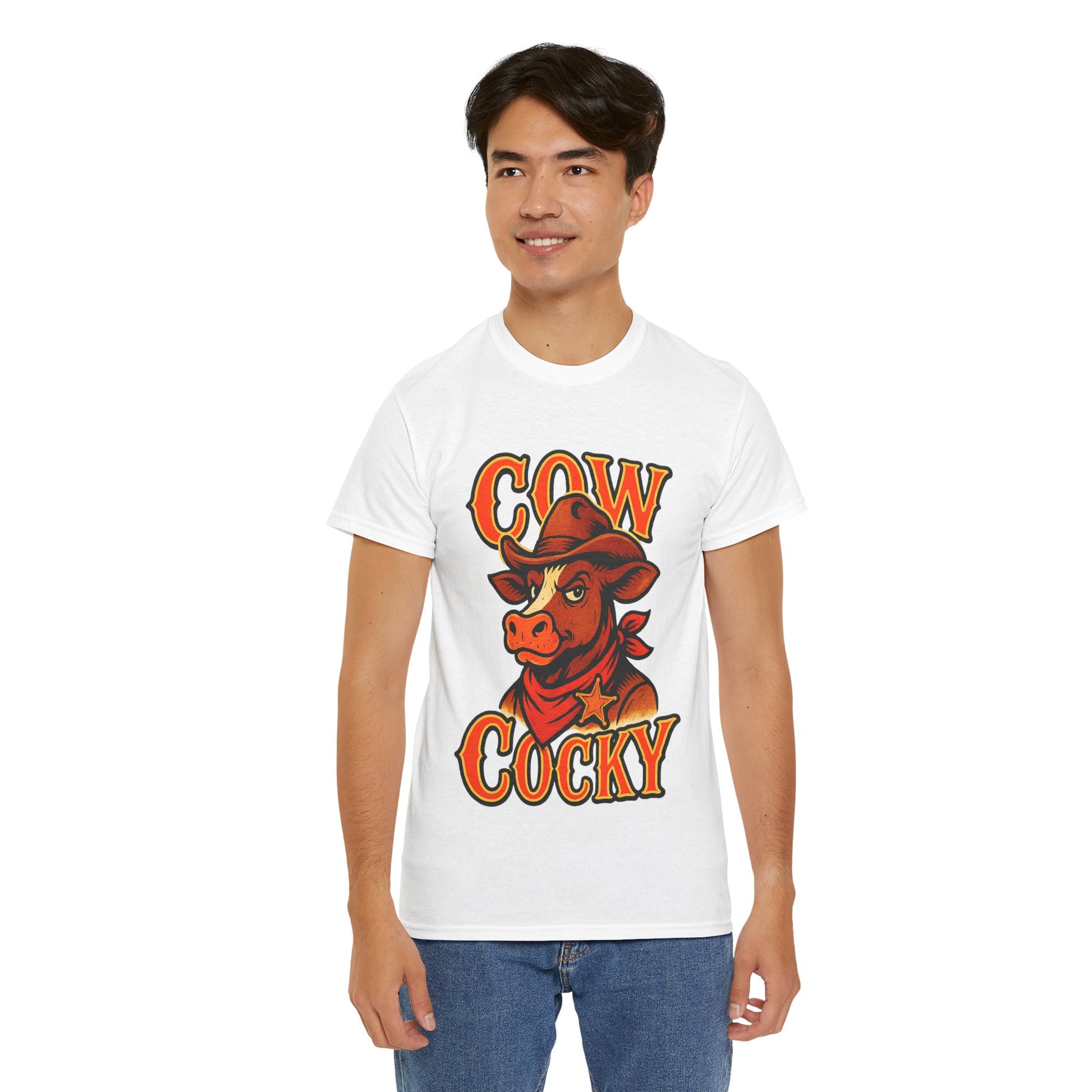 Cow Cocky T-Shirt - Retro Au Go Go