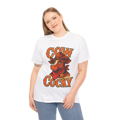 Cow Cocky T-Shirt - Retro Au Go Go
